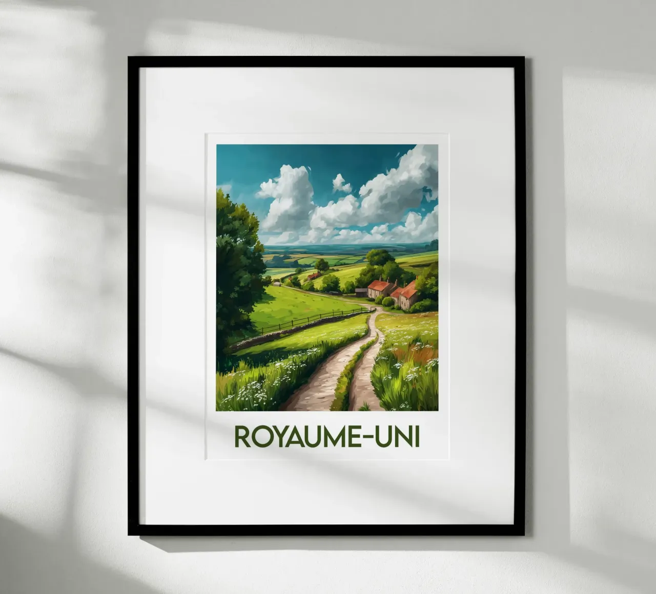 Poster del Regno Unito poster con telaio in alluminio da Frame the World