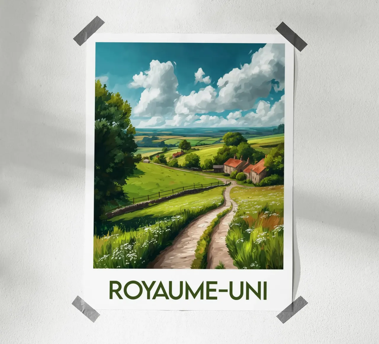 Poster del Regno Unito poster con telaio in alluminio da Frame the World