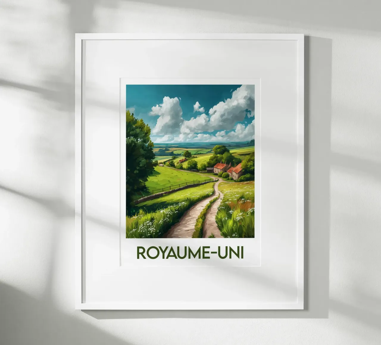 Poster del Regno Unito poster con telaio in alluminio da Frame the World