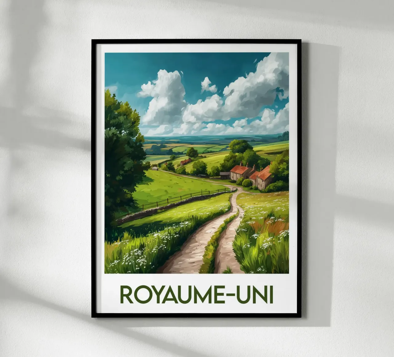 Poster del Regno Unito poster con telaio in alluminio da Frame the World
