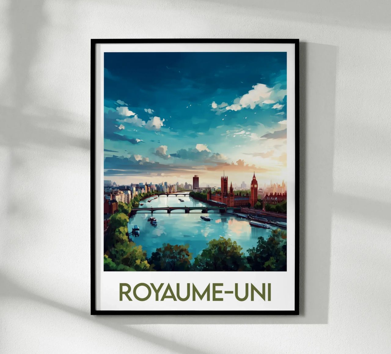 United Kingdom poster poster by Frame the World