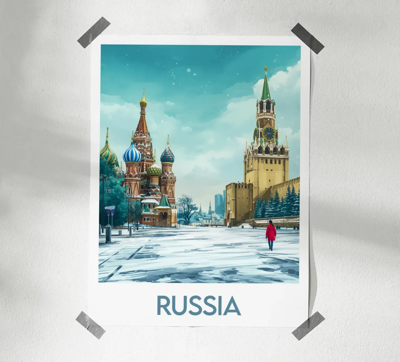 Affiche Russie poster da Frame the World