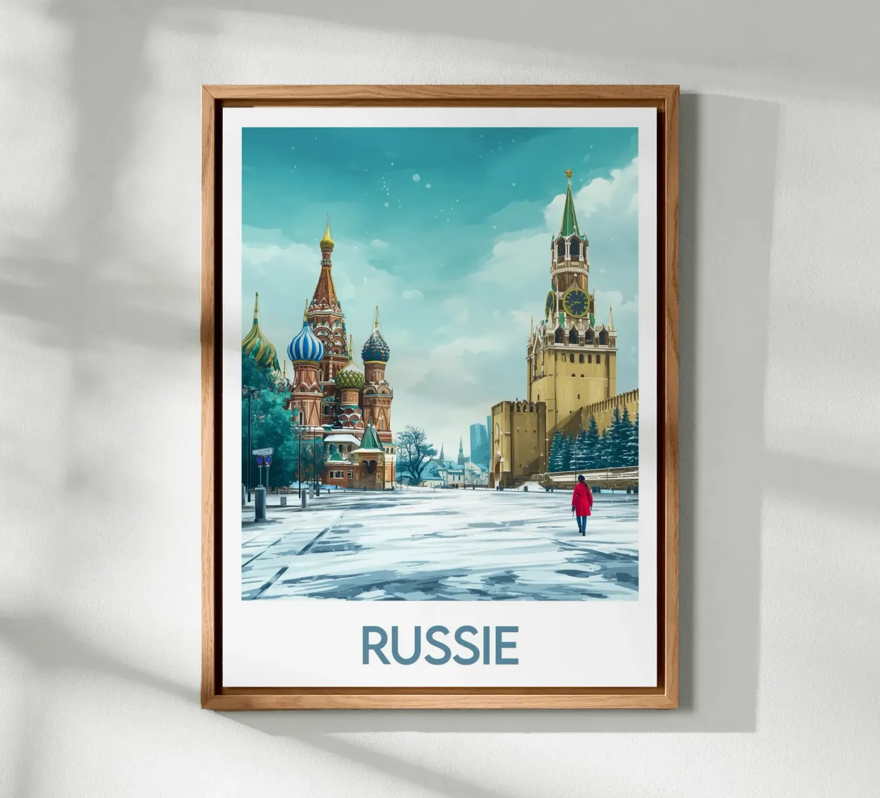 Affiche Russie alluminio dibond da Frame the World