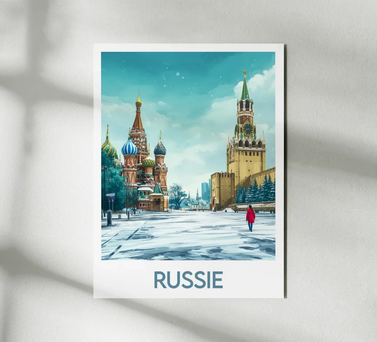 Affiche Russie alluminio dibond da Frame the World