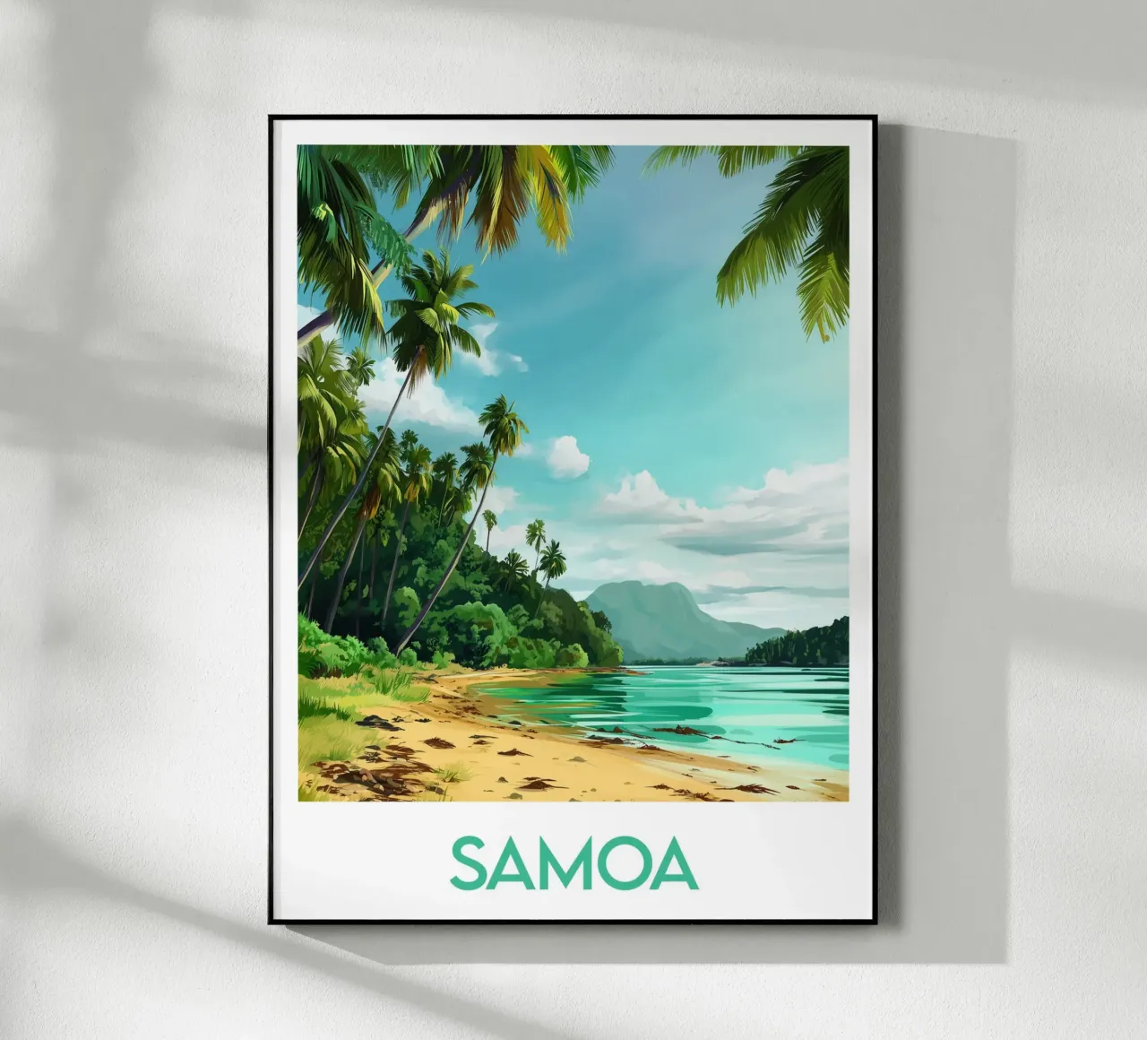 Affiche Samoa plexiglass da Frame the World
