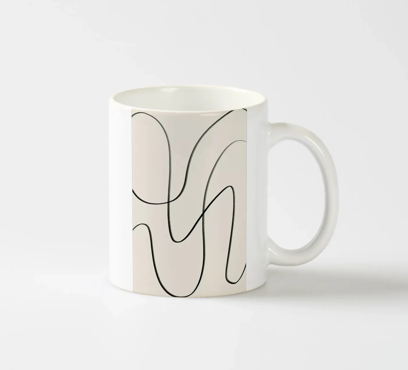 Flow Keramik Tasse von Graphite