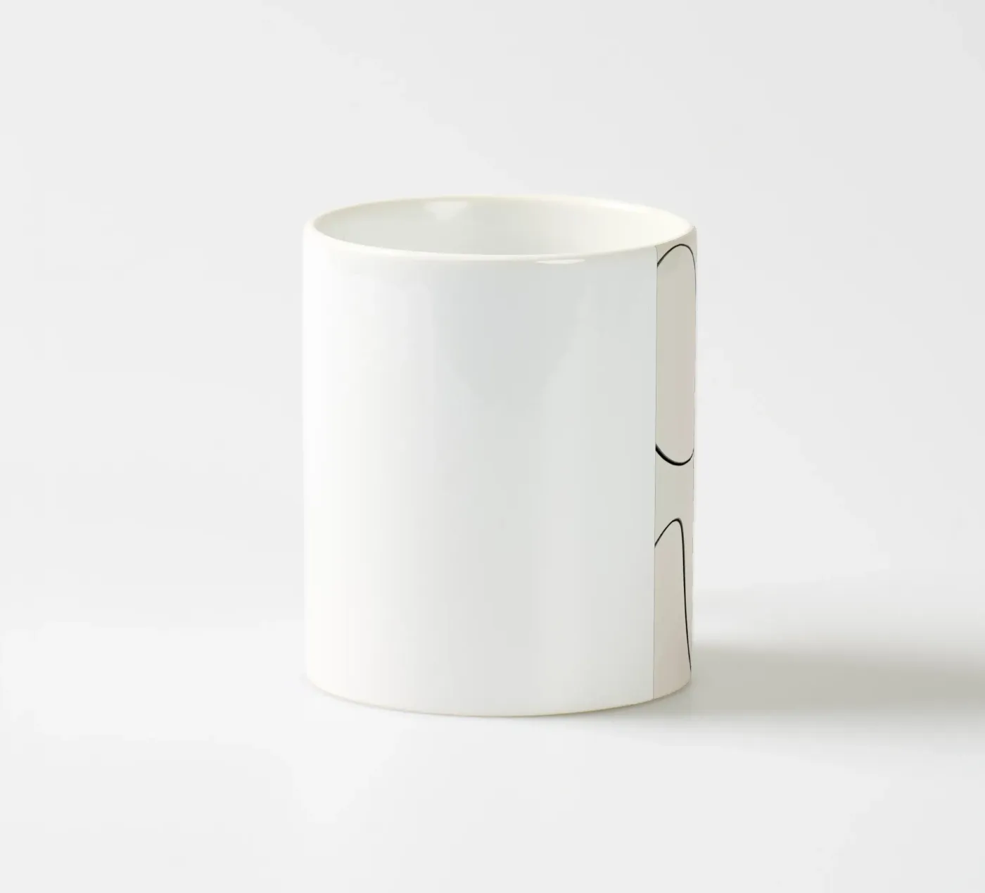 Flow Keramik Tasse von Graphite