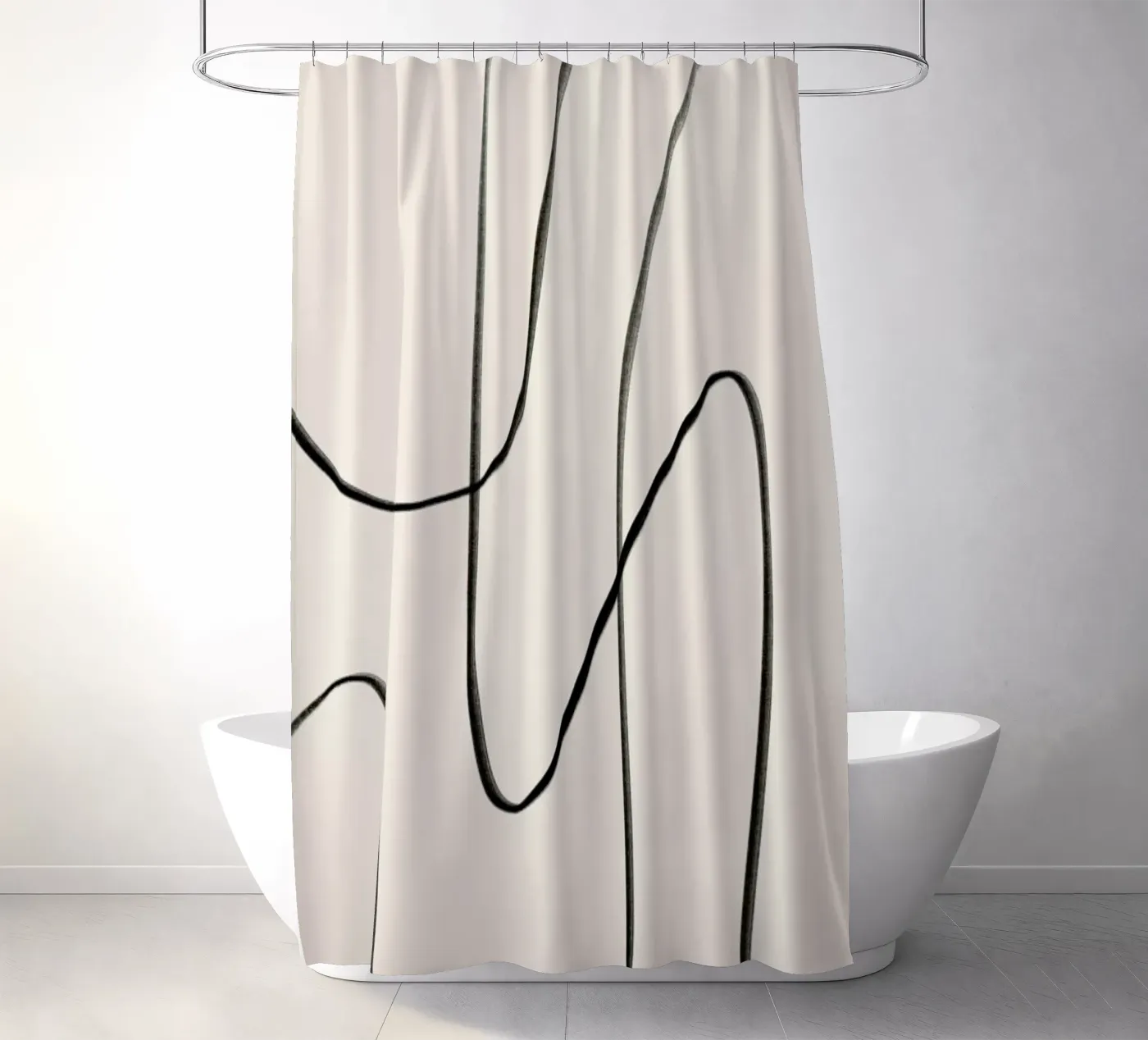 Flow Duschvorhang von Graphite