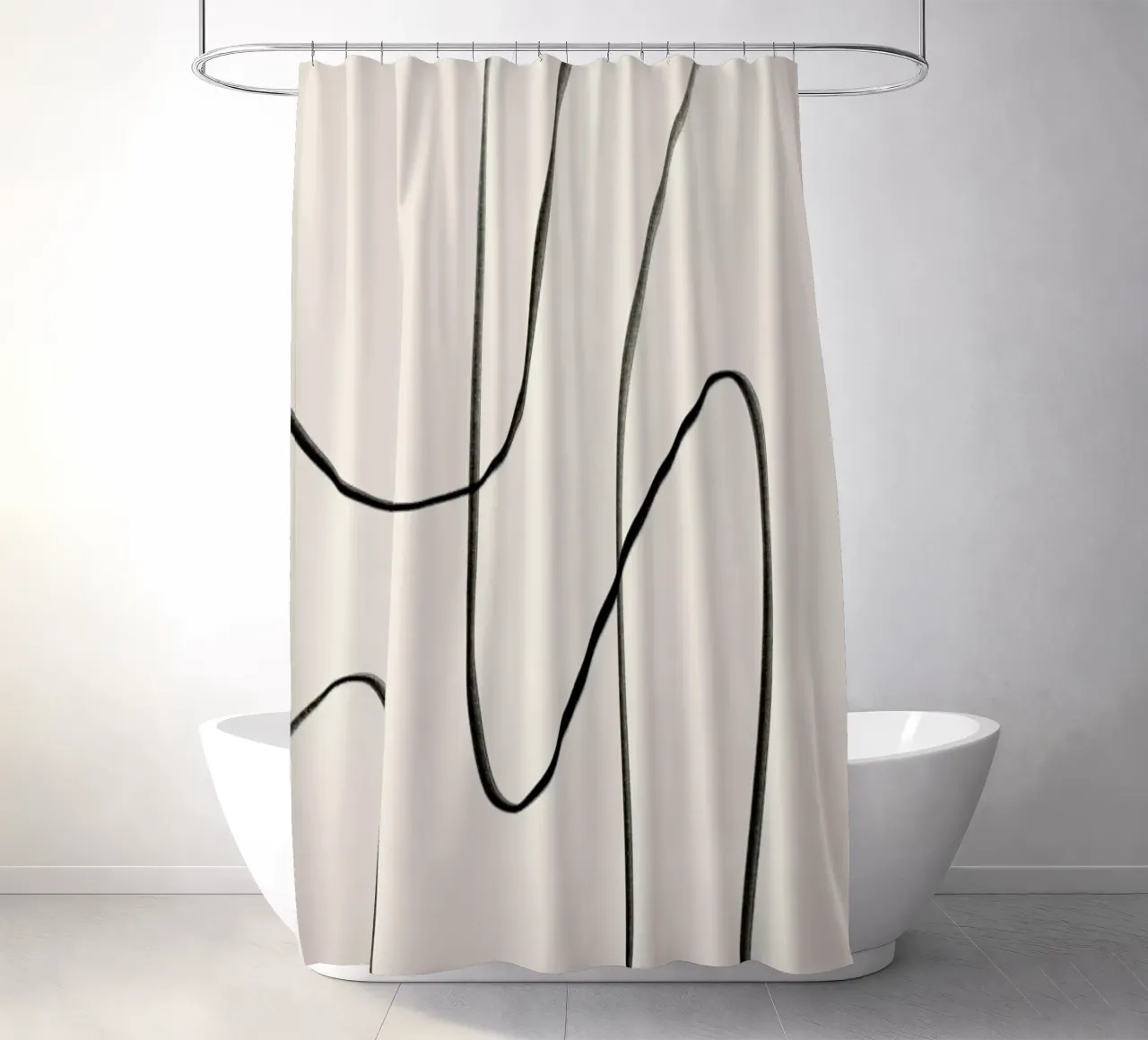 Flow Duschvorhang von Graphite