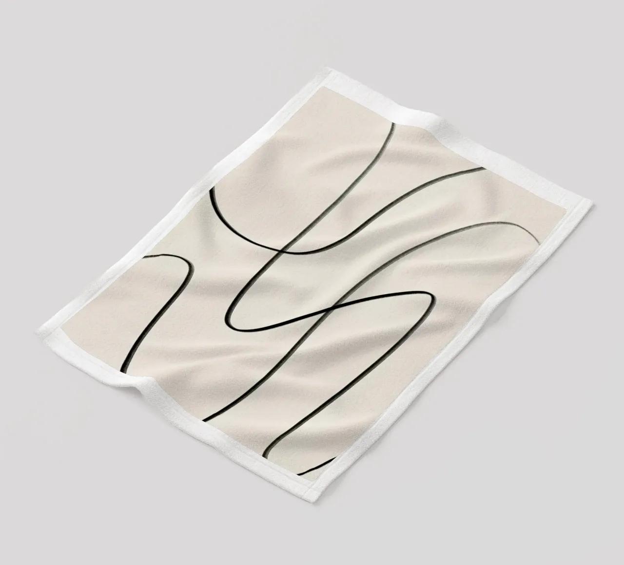 Flow Fleecedecke von Graphite