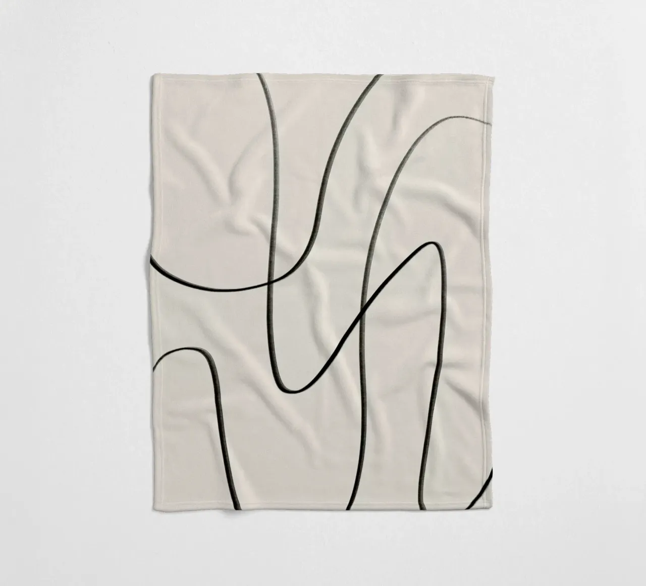 Flow Fleecedecke von Graphite