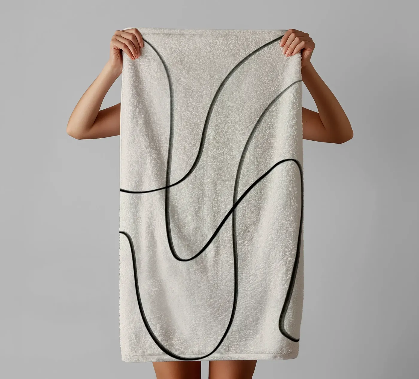 Flow serviette de bain de Graphite