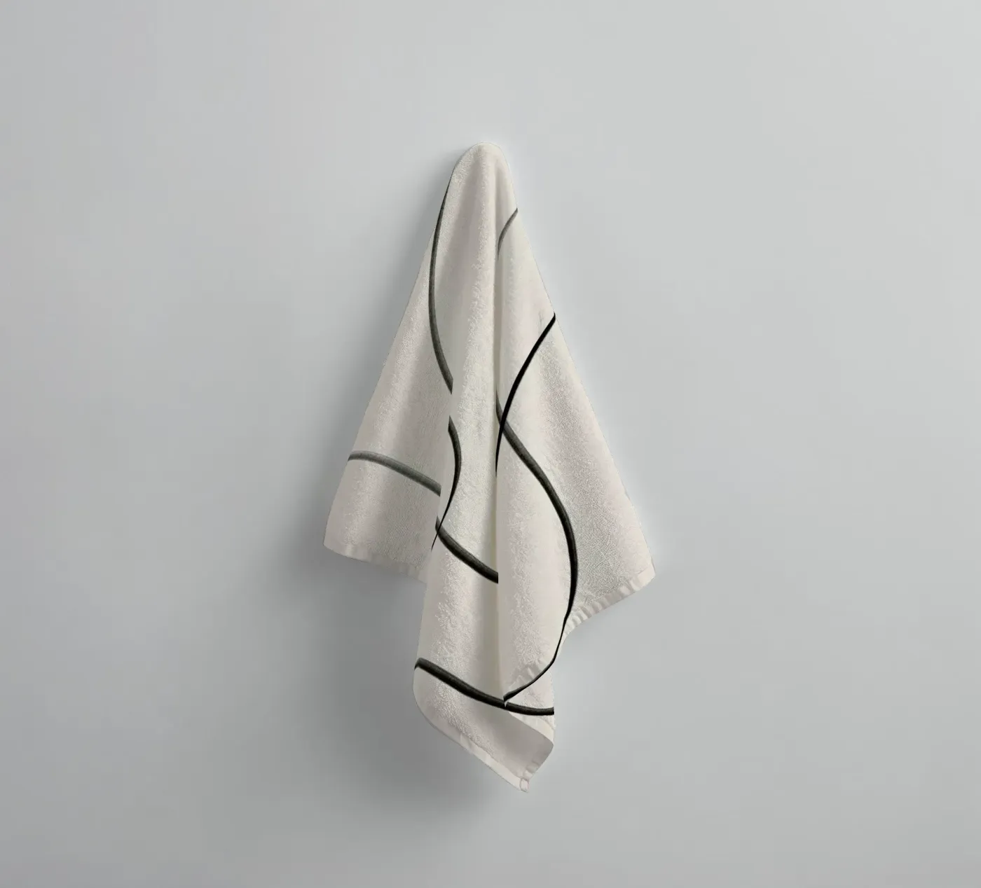 Flow asciugamano da bagno da Graphite