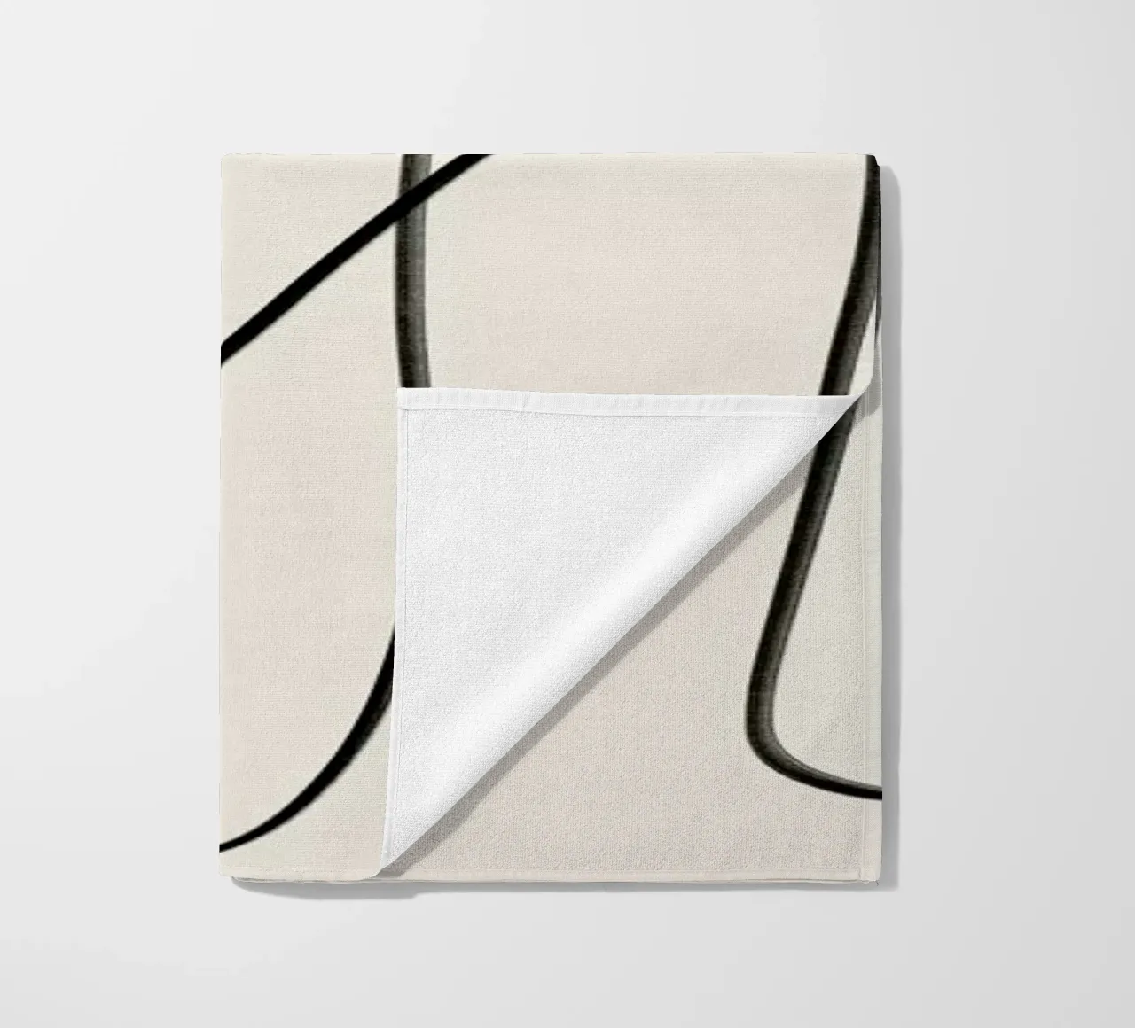 Flow beach towel by Graphite