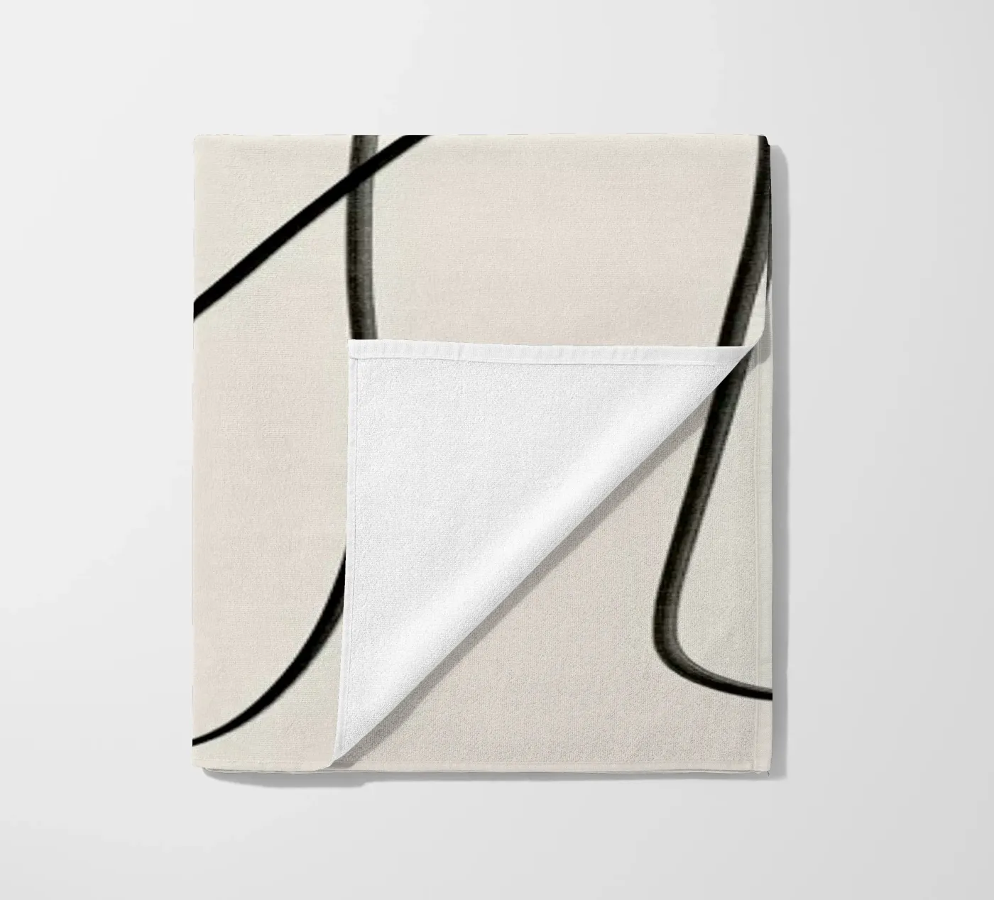 Flow strandhanddoek van Graphite
