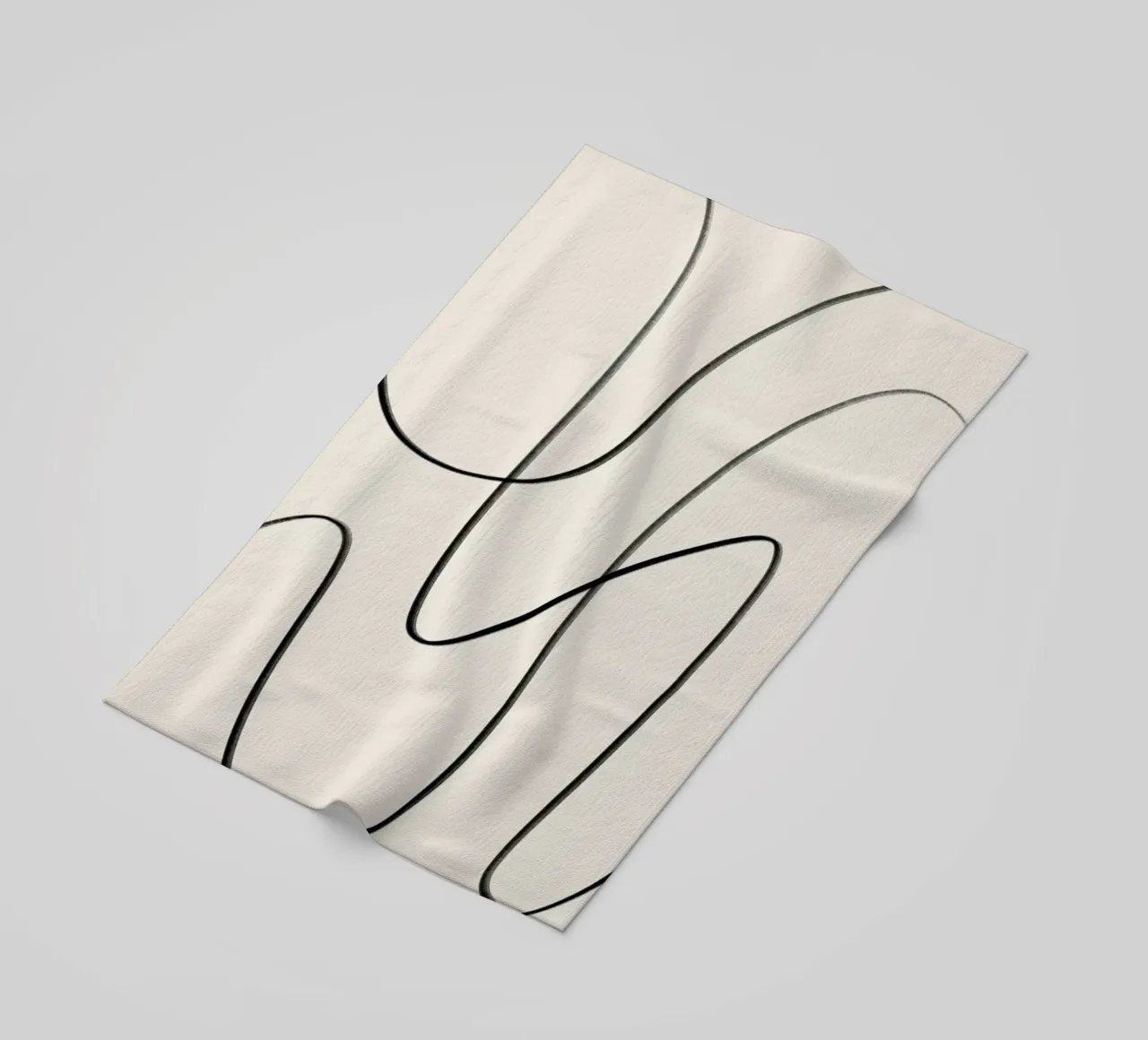 Flow beach towel by Graphite