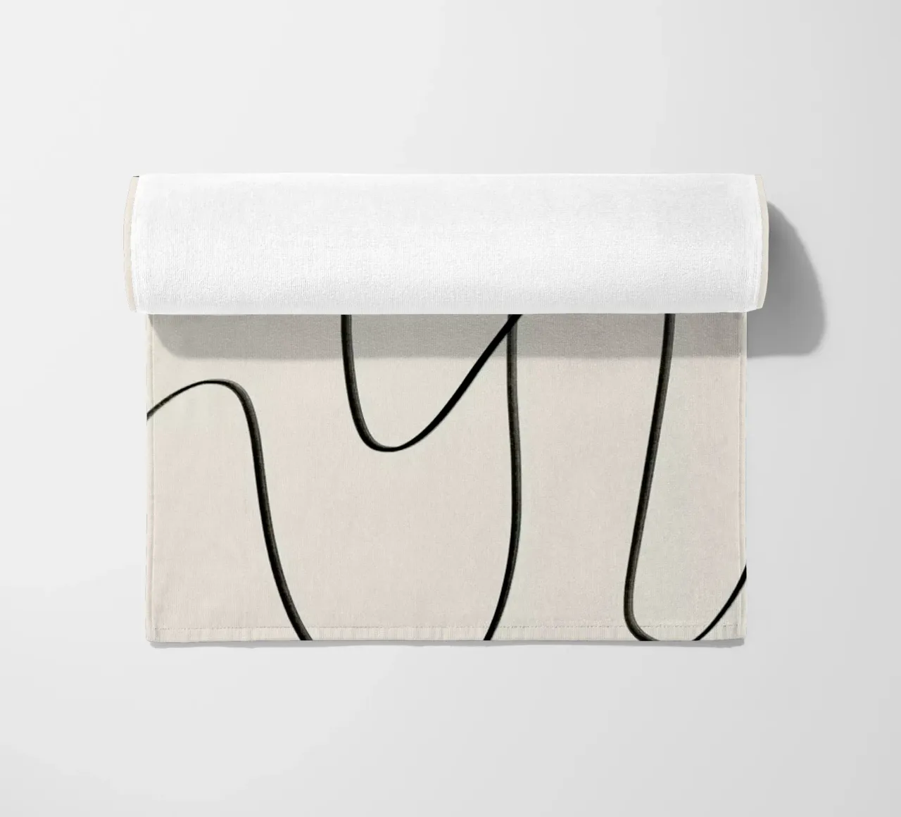 Flow beach towel by Graphite
