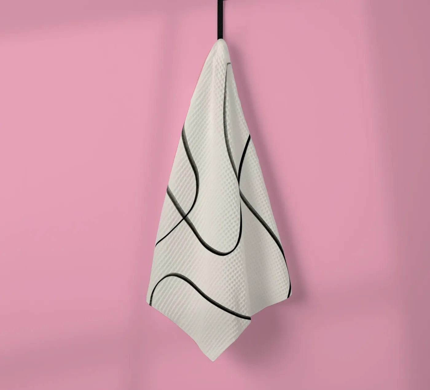 Flow tea towel by Graphite