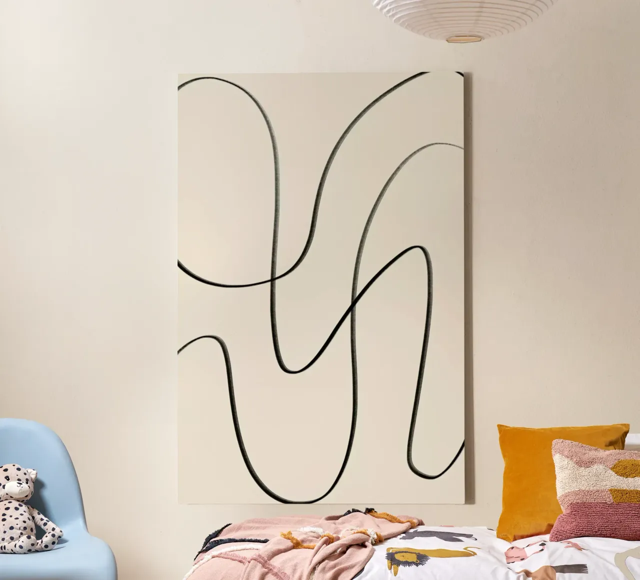 Flow canvas van Graphite