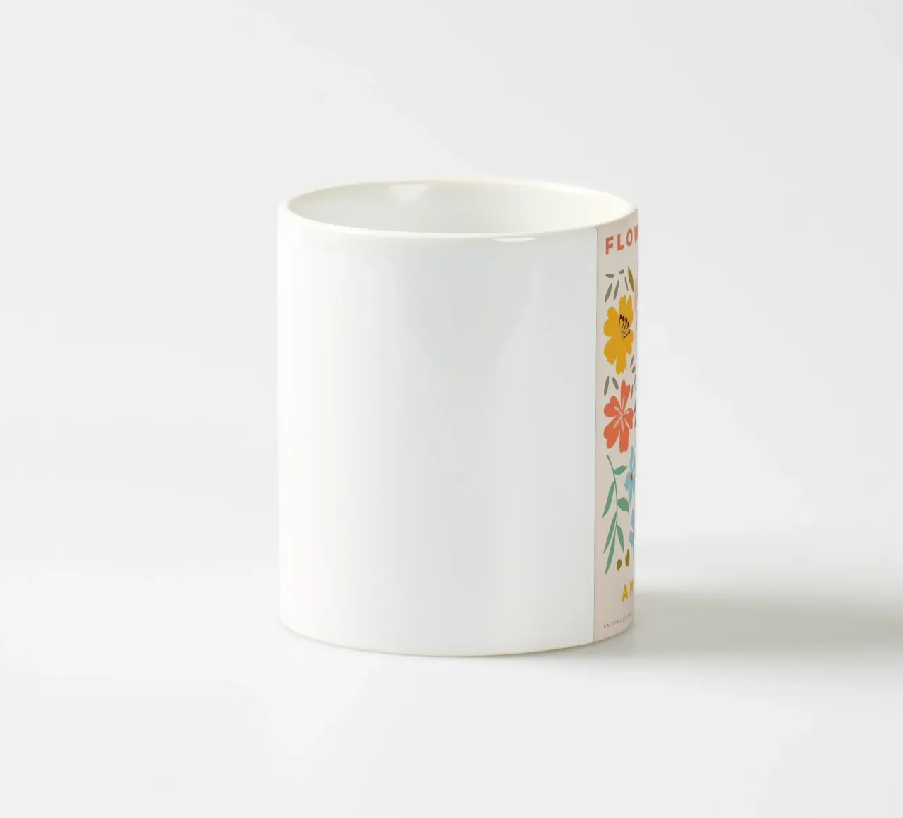 Mercato dei fiori di Amsterdam tazza in ceramica da Klia M_Art