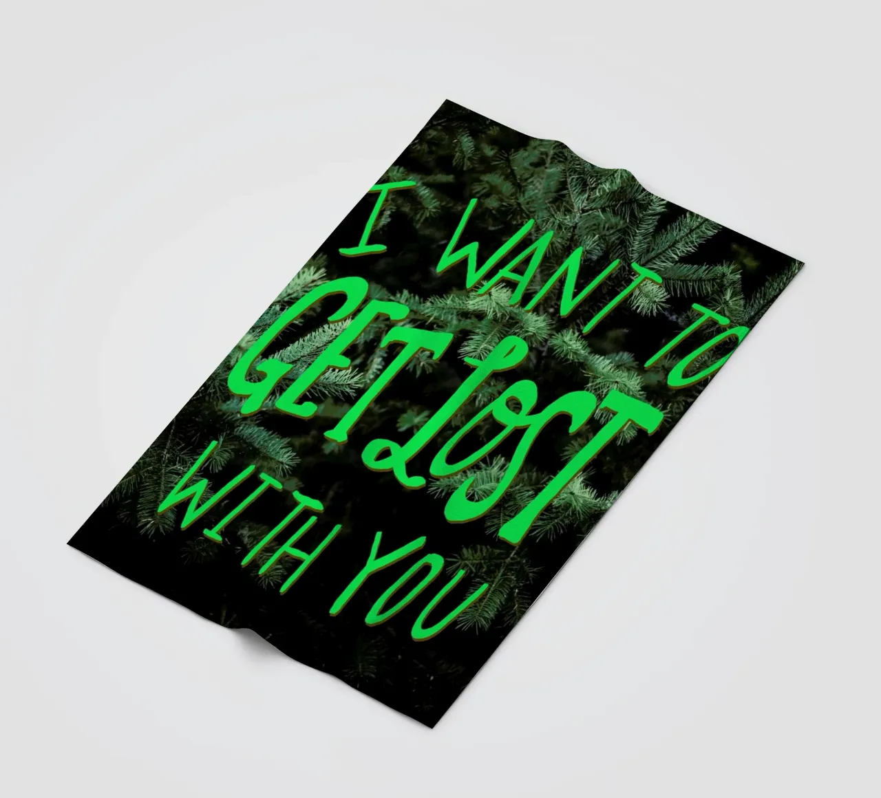 Get Lost With You coperta in pile da Leah Flores