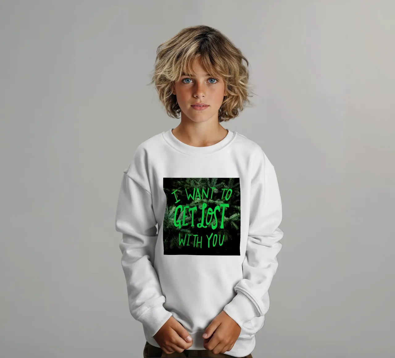 Get Lost With You felpa bambino da Leah Flores