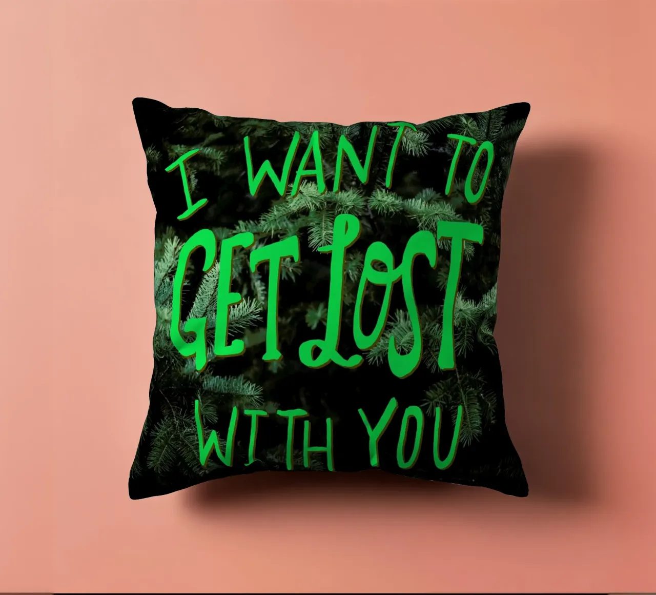 Get Lost With You cuscino da Leah Flores