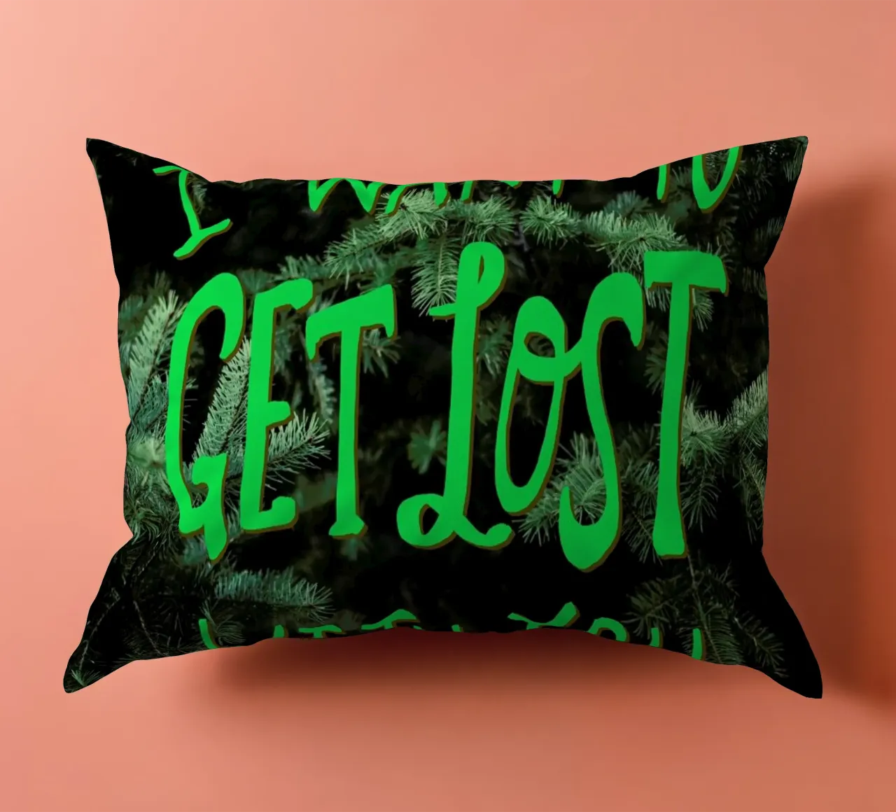 Get Lost With You cuscino da Leah Flores