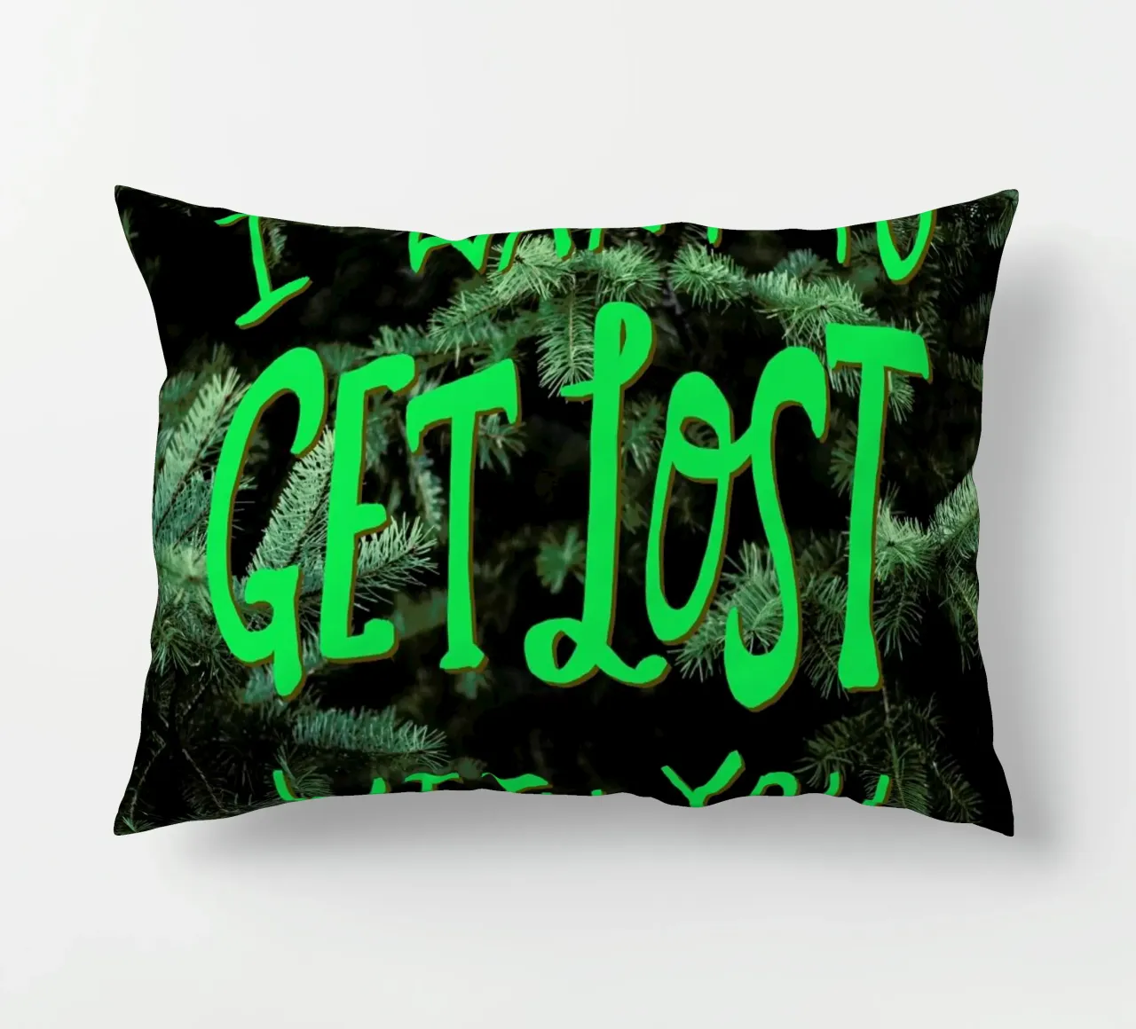 Get Lost With You cuscino da Leah Flores