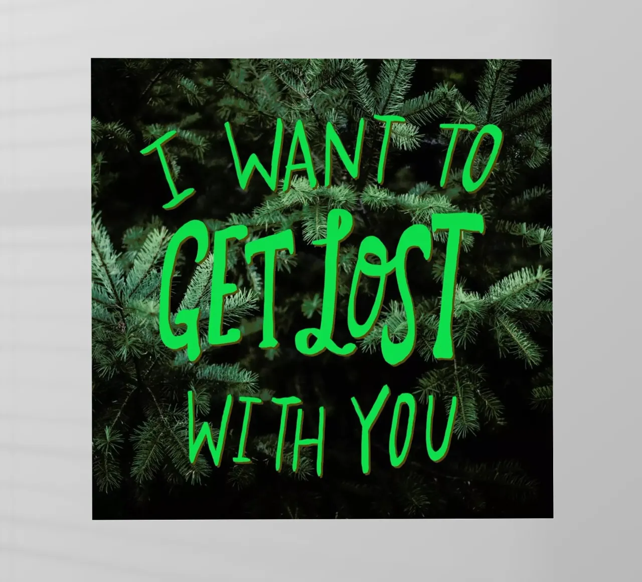 Get Lost With You Backlit Folie von Leah Flores