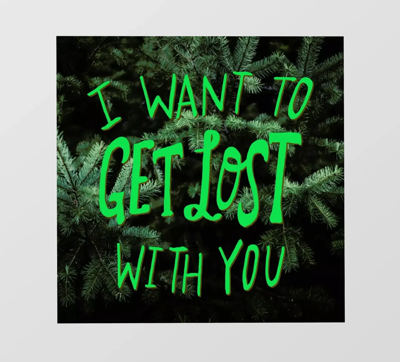 Get Lost With You Backlit Folie von Leah Flores