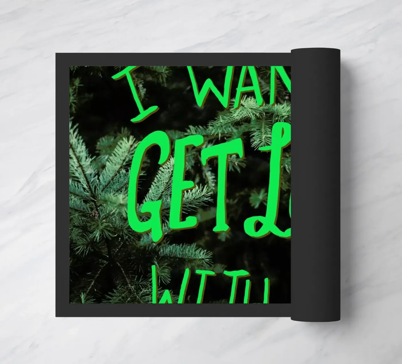 Get Lost With You doormat by Leah Flores