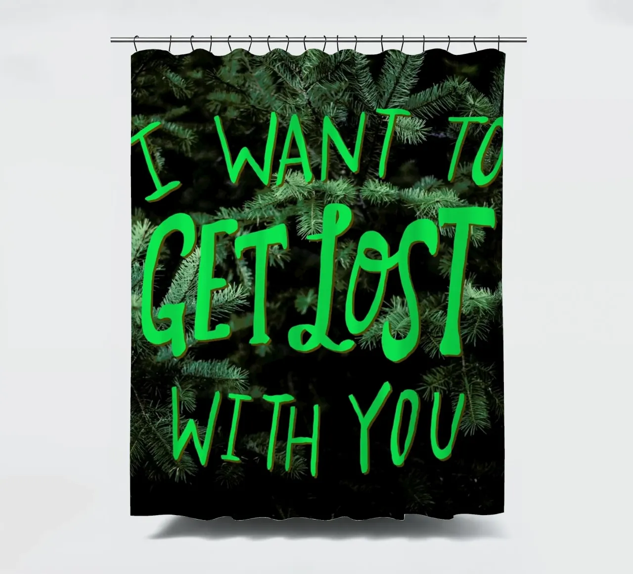 Get Lost With You tenda da doccia da Leah Flores