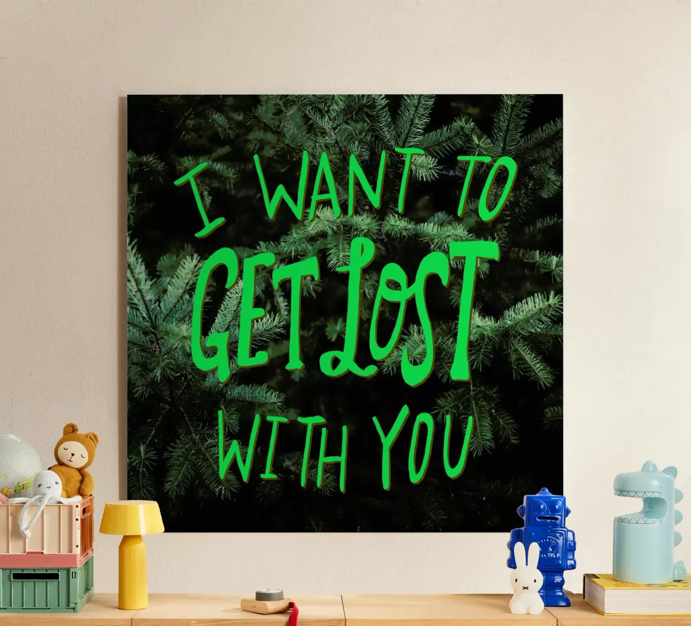 Get Lost With You plexiglas de Leah Flores