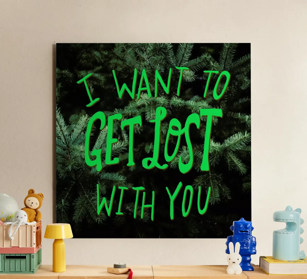 Get Lost With You alluminio dibond da Leah Flores