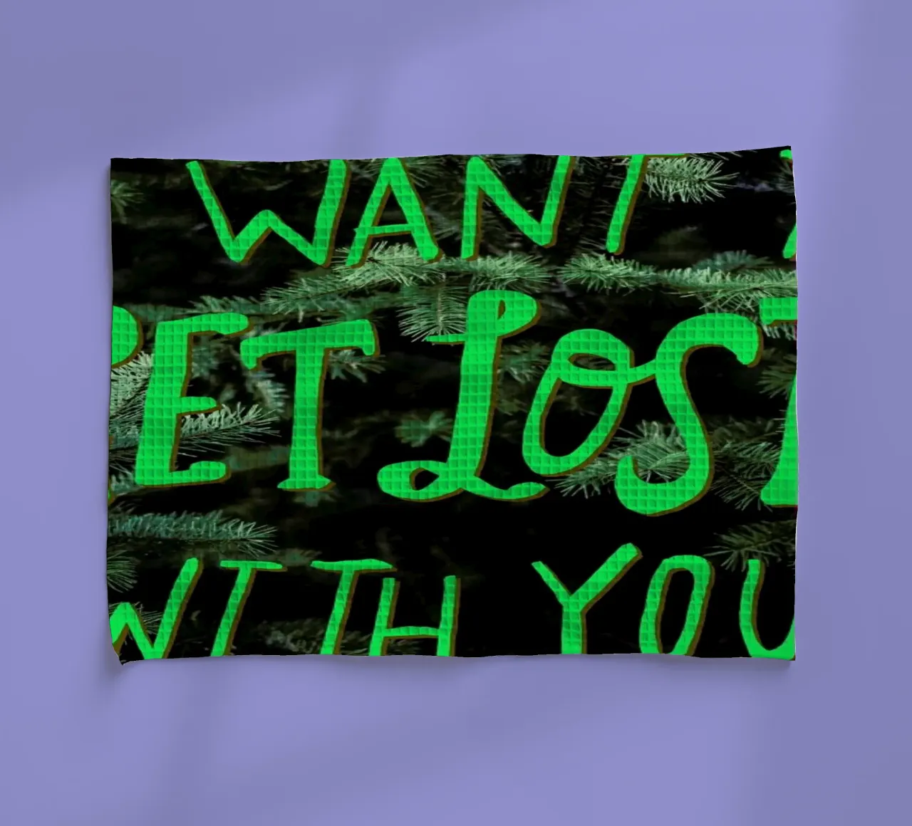 Get Lost With You canovaccio da cucina da Leah Flores