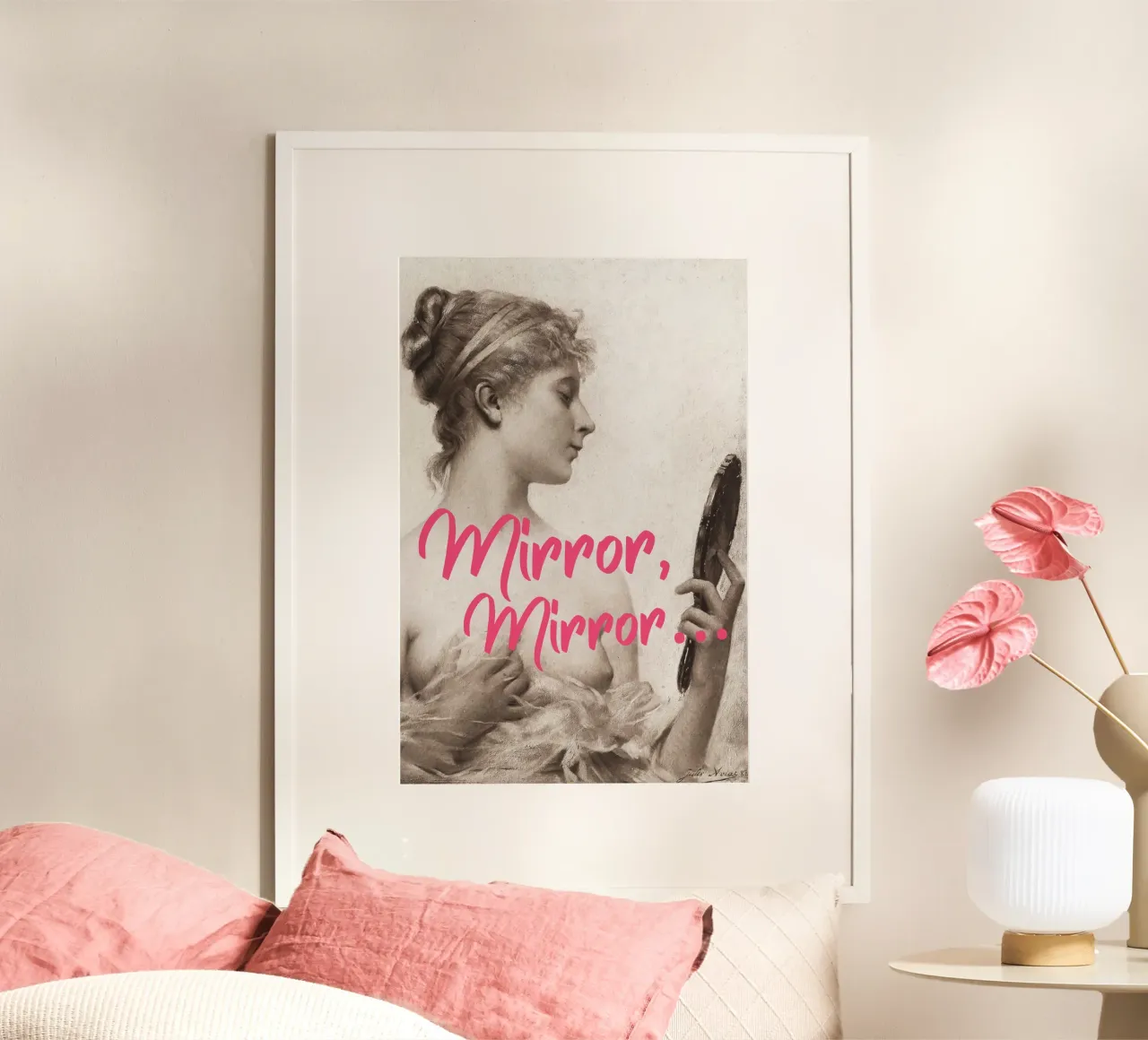 Mirror on the Wall poster da Second Canvas