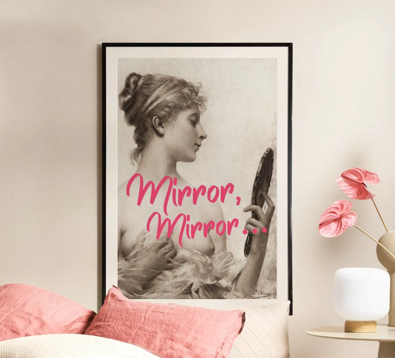 Mirror on the Wall poster da Second Canvas