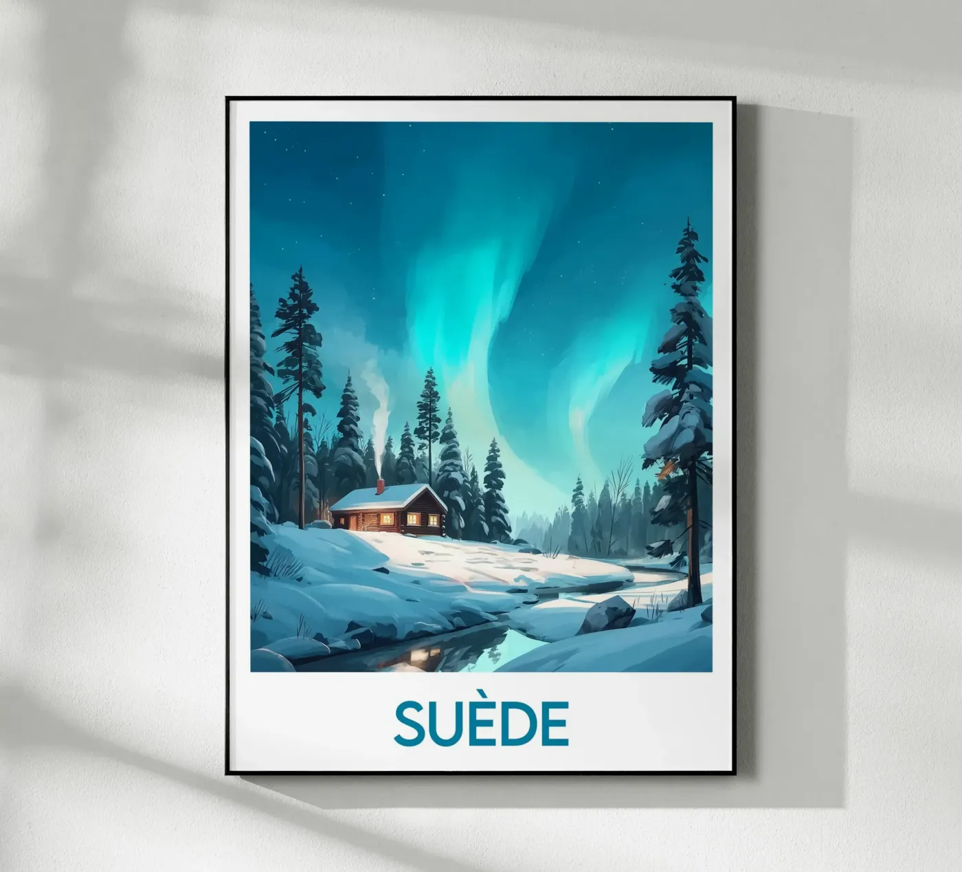 Poster Svezia plexiglass da Frame the World