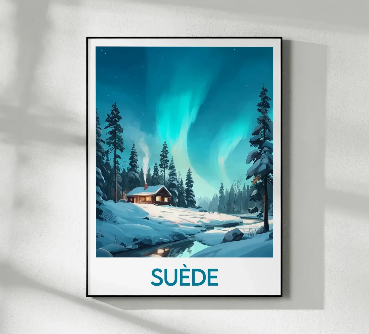 Poster Svezia plexiglass da Frame the World