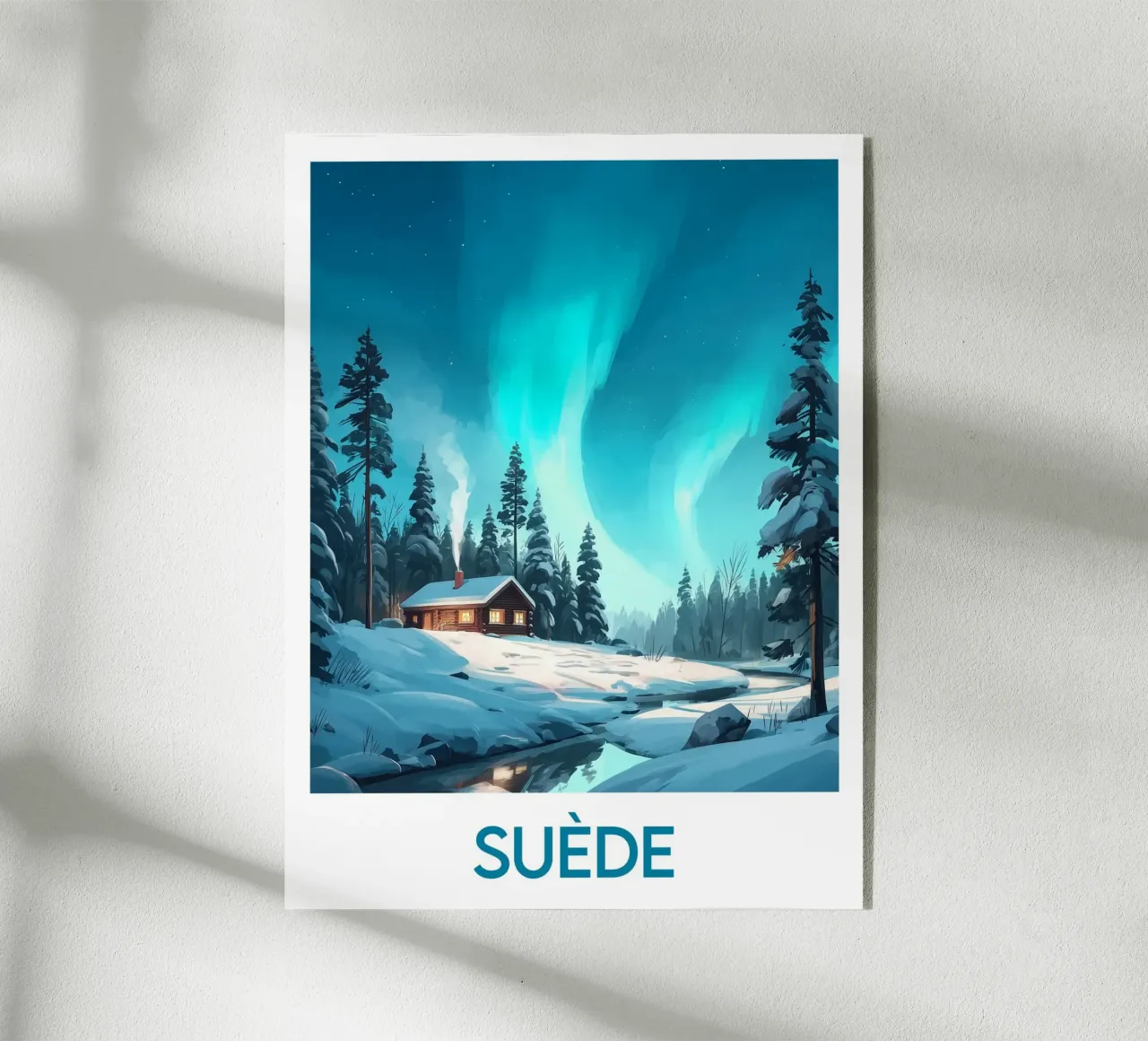 Poster Svezia plexiglass da Frame the World