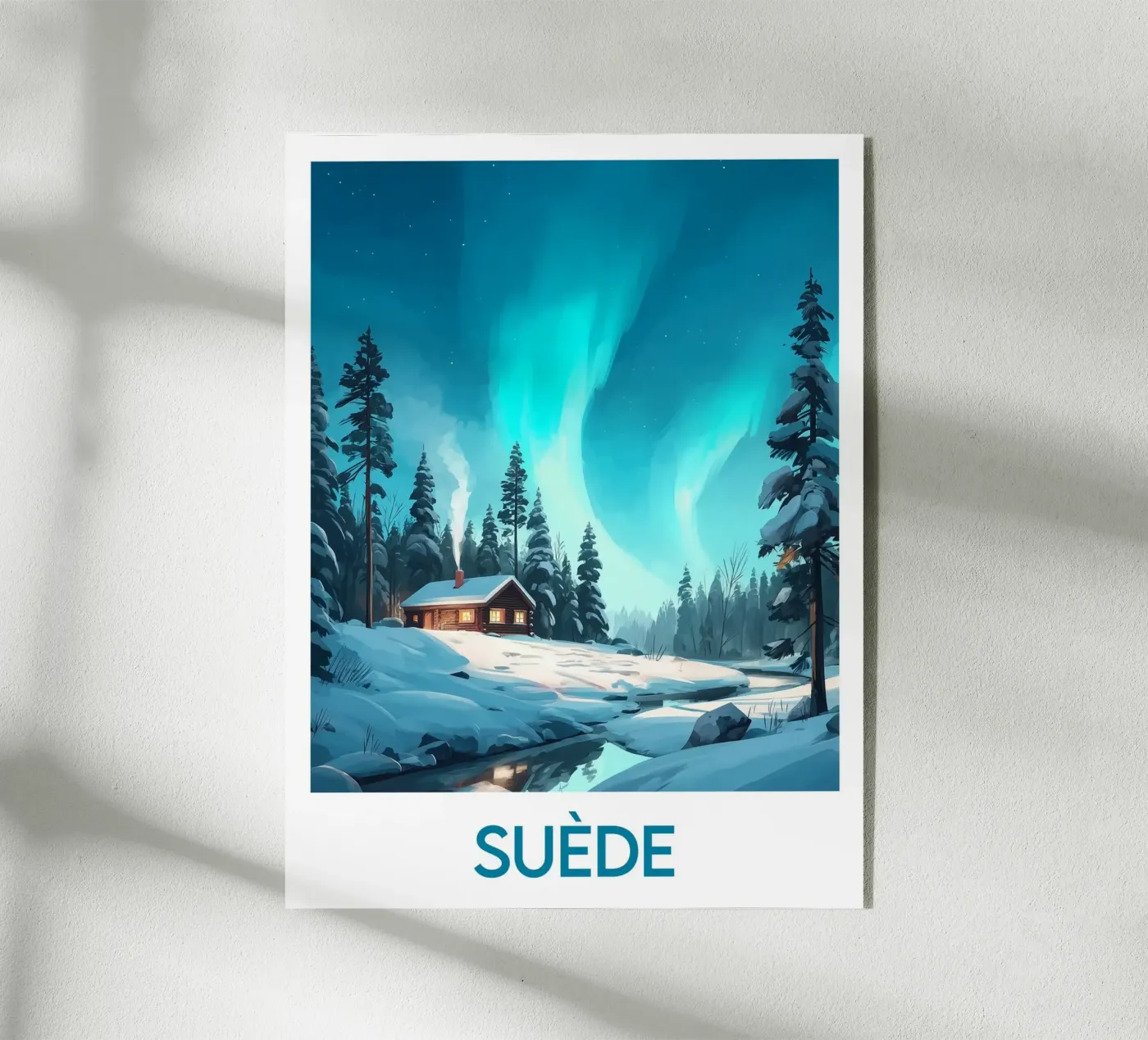 Poster Svezia plexiglass da Frame the World