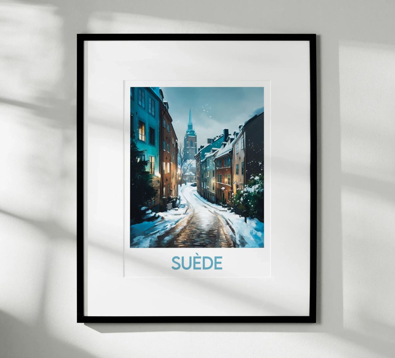 Poster Schweden Poster von Frame the World