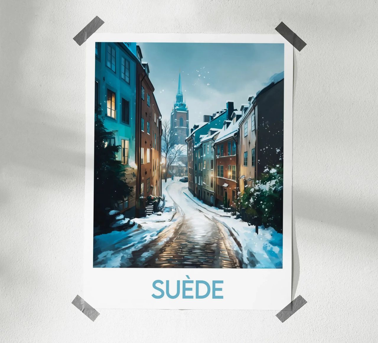 Poster Schweden Poster von Frame the World