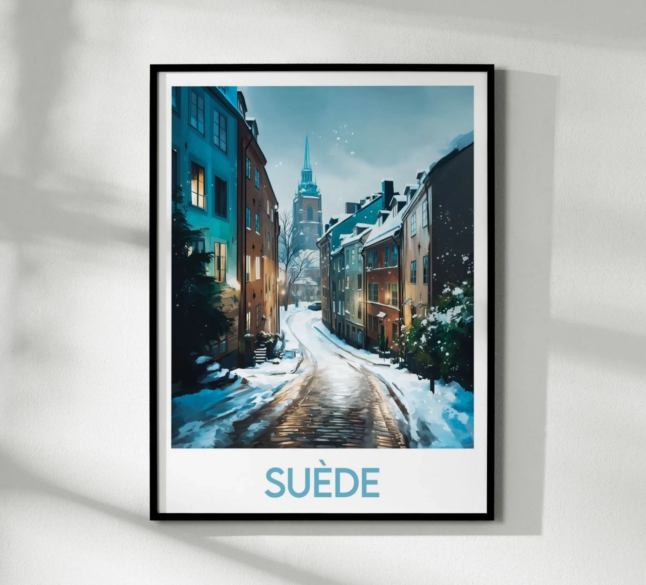 Poster Schweden Poster von Frame the World