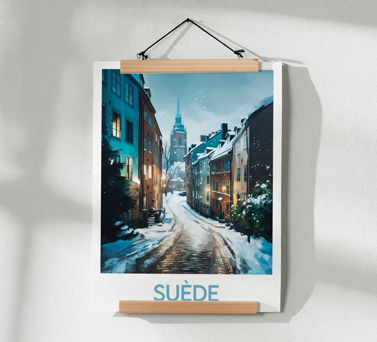 Poster Schweden Poster von Frame the World