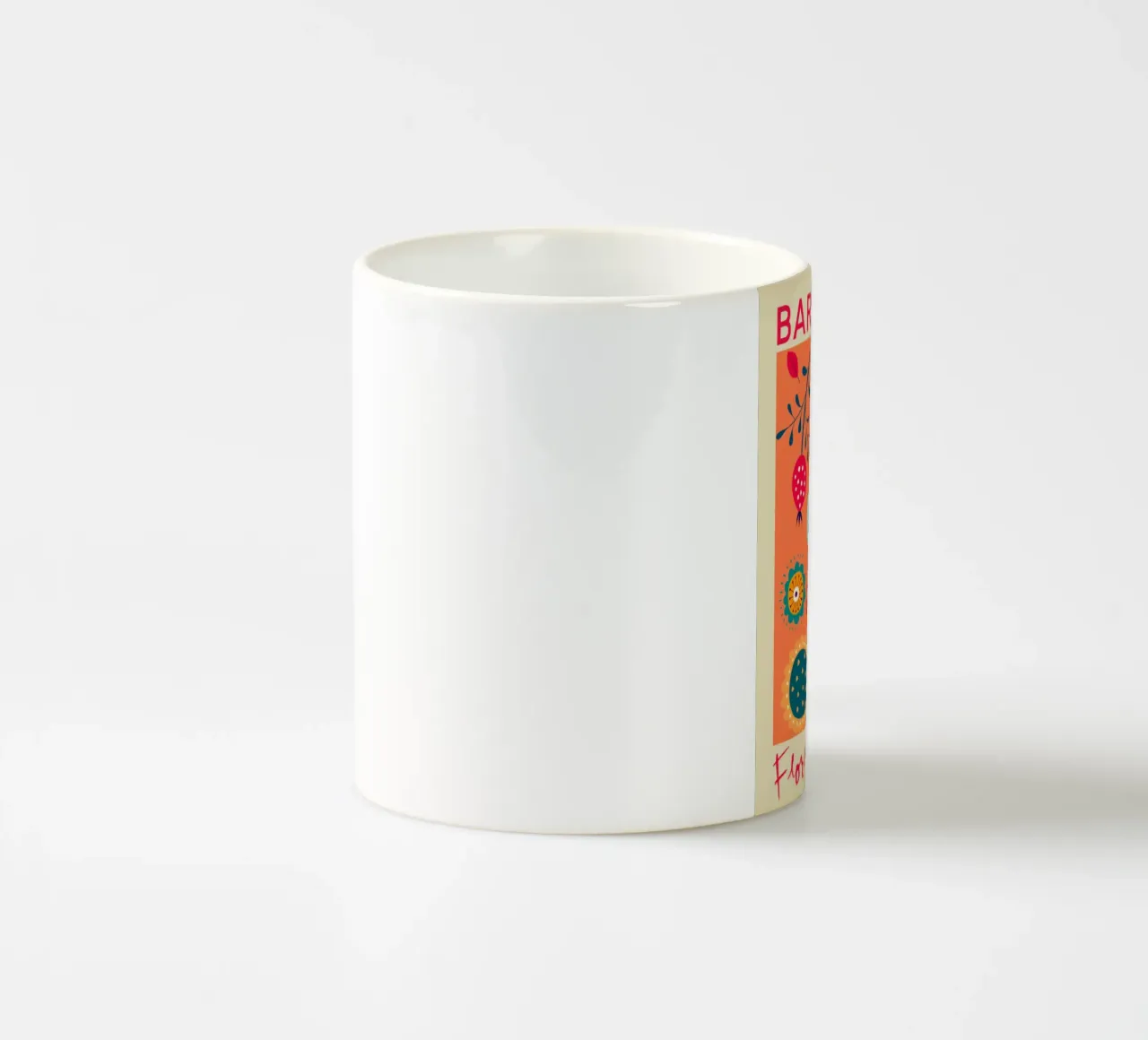 Mercato dei fiori di Barcellona tazza in ceramica da Klia M_Art