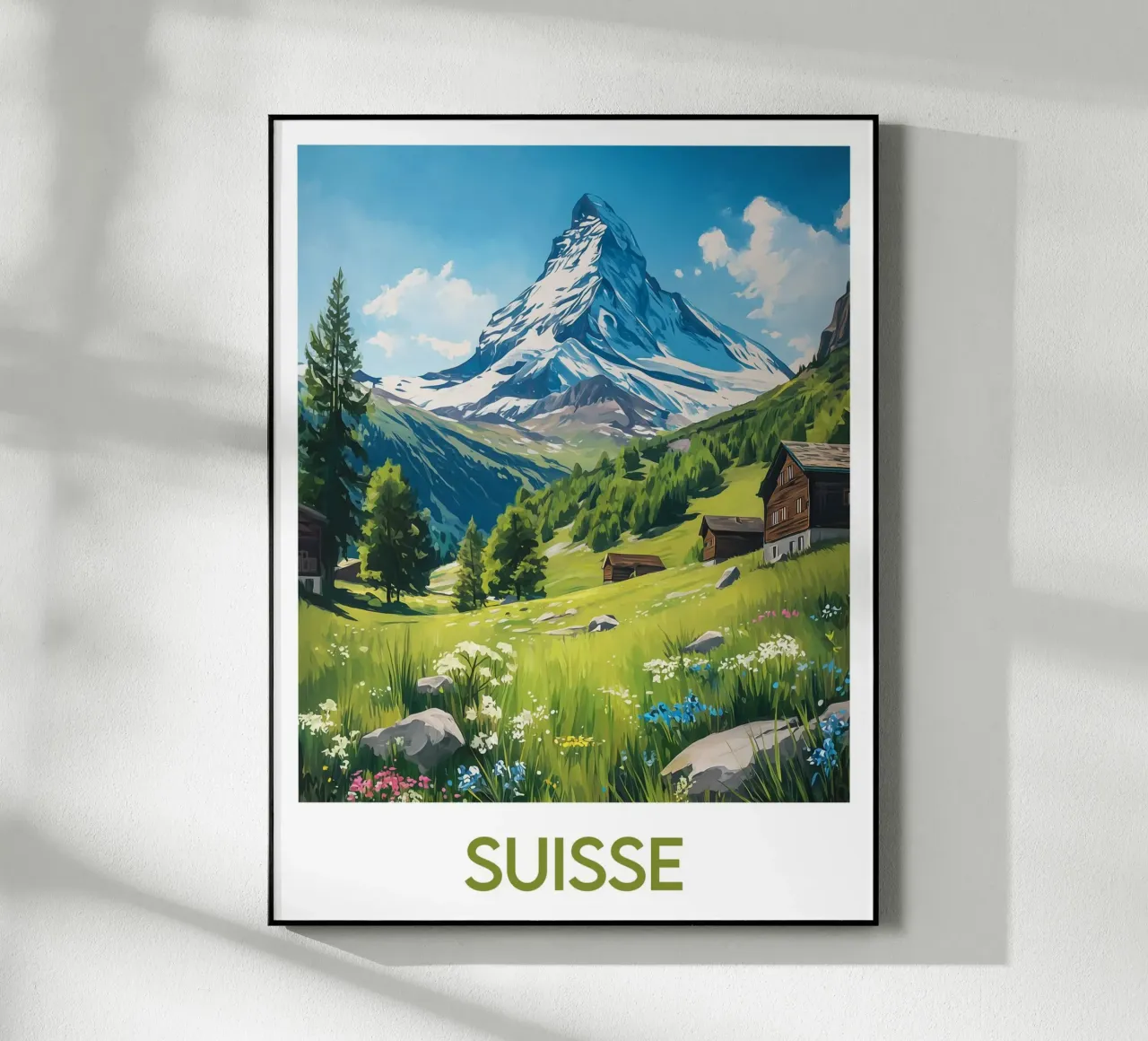 Poster Svizzera plexiglass da Frame the World