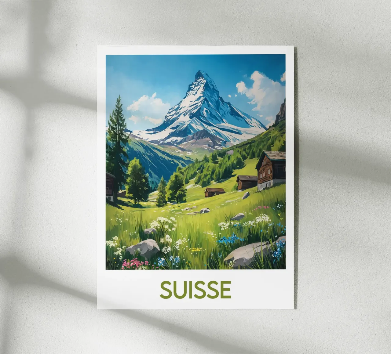 Poster Svizzera plexiglass da Frame the World