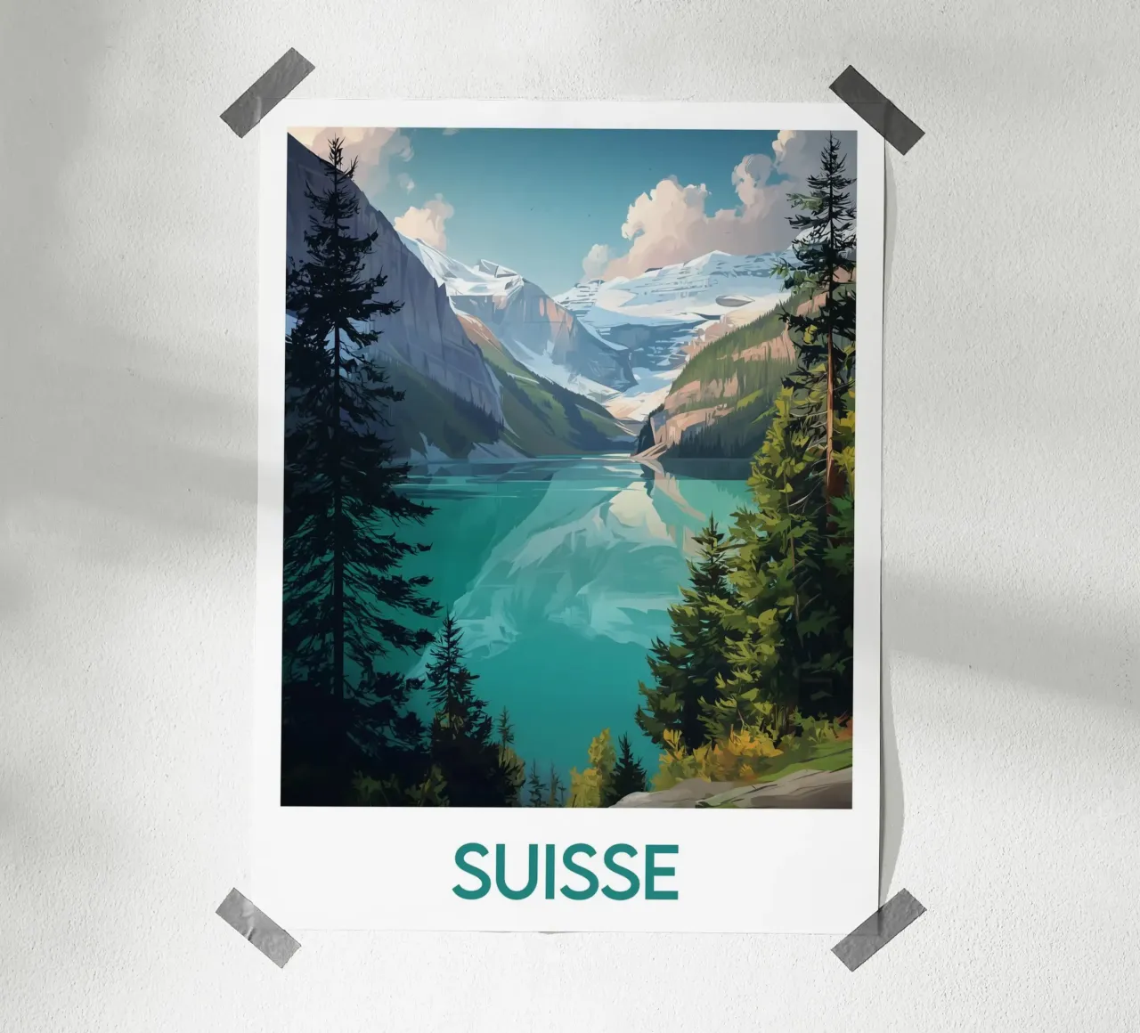 Poster Schweiz Poster von Frame the World
